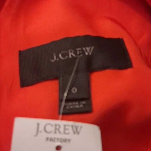 J Crew Factory "Little Red Dress" - Picture 3 of 5